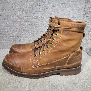 Timberland Earthkeepers Mens Size US 11 Originals 6" Brown Burnished Combat Boot